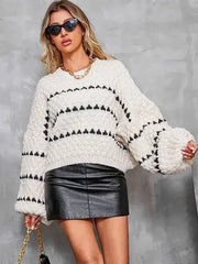 Chunky knit sweater - Femstylo