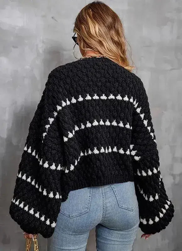 Chunky knit sweater - Femstylo