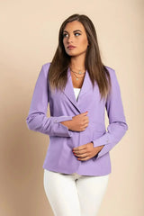 Blazer s klasičnim ovratnikom, lila - Femstylo