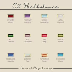 CZ Birthstone Necklace - Femstylo