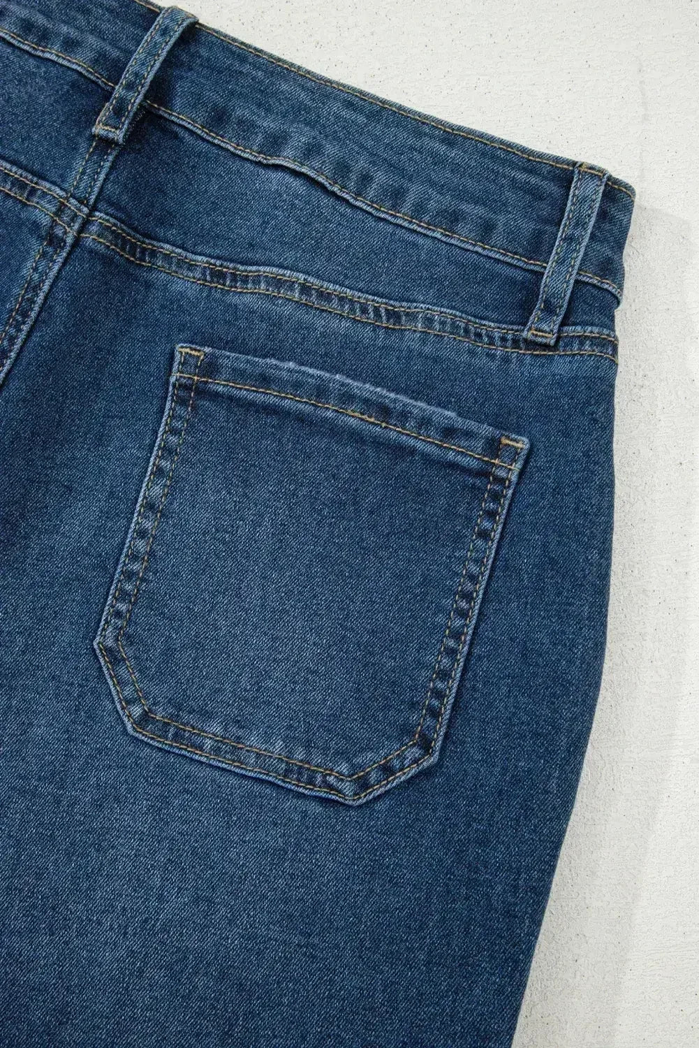 Ashleigh Blue Cropped High Rise Wide Leg Jeans - Femstylo