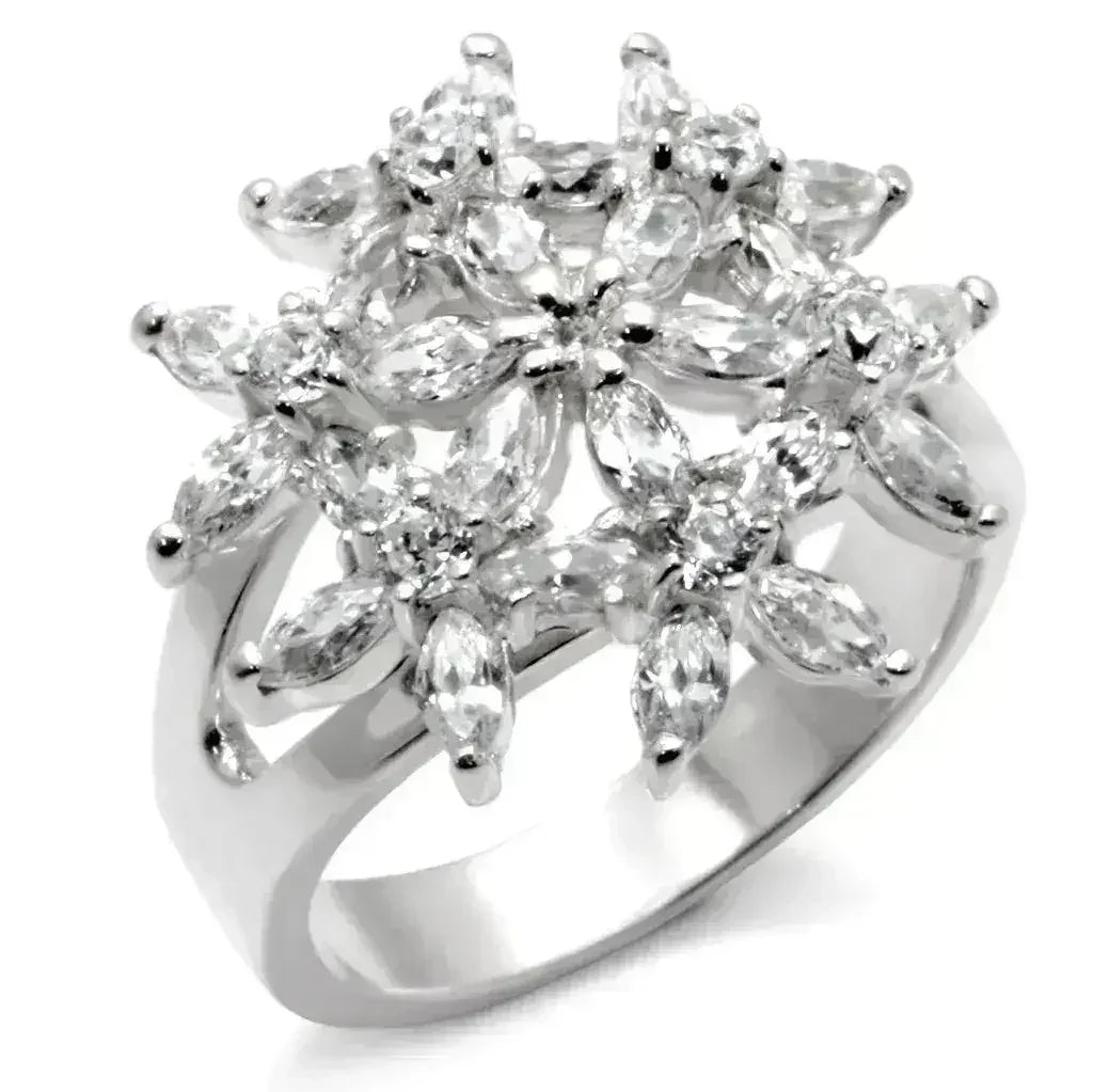 31820 High-Polished 925 Sterling Silver Ring with - Femstylo