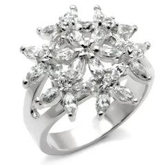31820 High-Polished 925 Sterling Silver Ring with - Femstylo