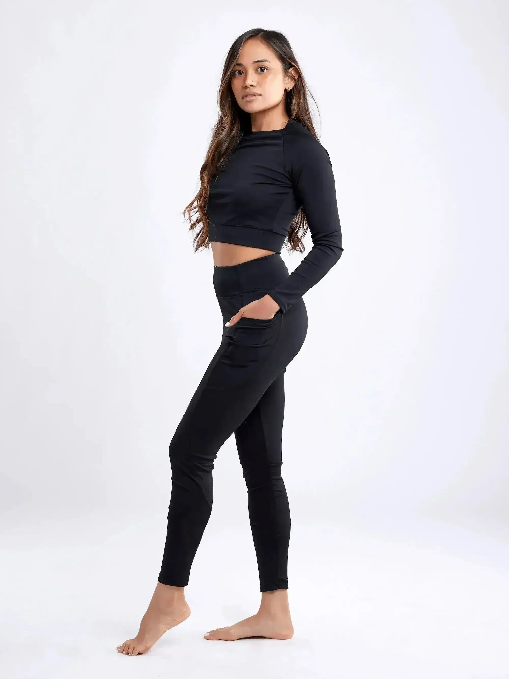 Long-Sleeve Crop Top - Femstylo