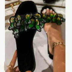 2021 Summer Slippers Fashion Butterfly Flat Sandals for Outdoor - Femstylo