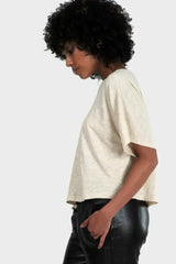 Organic Cotton Crop Top | Bamboo Rayon Blend | NYC Made - Femstylo