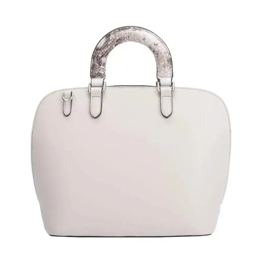 Maria Carla Woman's Fashion Luxury Leather Handbag, Smooth Leather - Femstylo