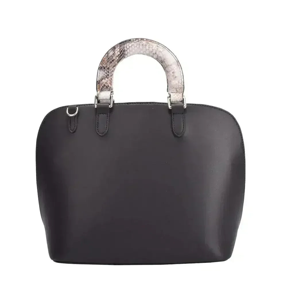 Maria Carla Woman's Fashion Luxury Leather Handbag, Smooth Leather - Femstylo