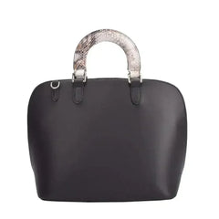 Maria Carla Woman's Fashion Luxury Leather Handbag, Smooth Leather - Femstylo