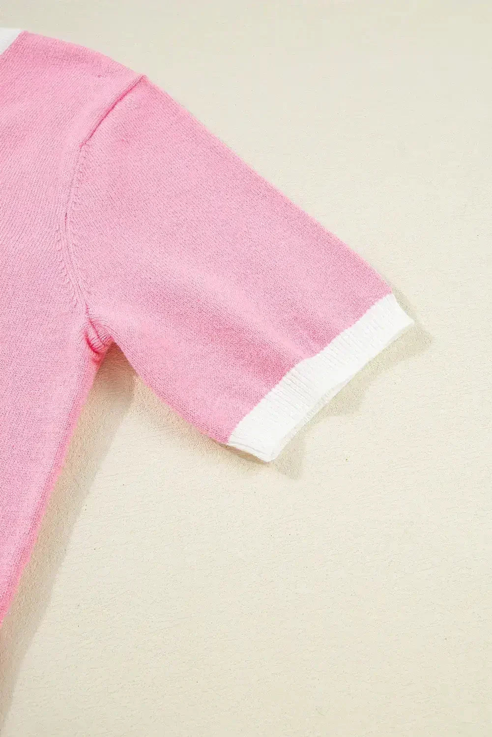 Bonbon Colorblock Big Bow Backless Knit Top - Femstylo