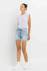 Vervet by Flying Monkey High Rise Denim Shorts