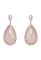 Vortex Teardrop Earring Rosegold - Femstylo