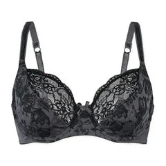 Sassa Charming Floral Semi Sheer Lace Demi Bra - Femstylo