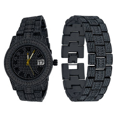 OYSTER CRYSTAL STONES WATCH SET | 530753