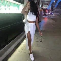 Medium Length Irregular Vest Dress - Femstylo