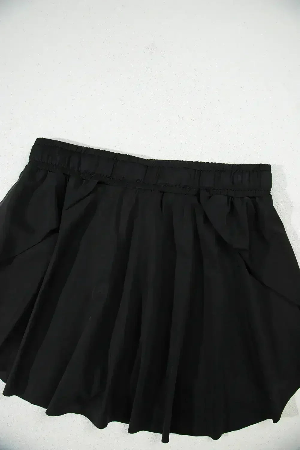 Light Green Drawstring High Waist Lined Tennis Skort - Femstylo