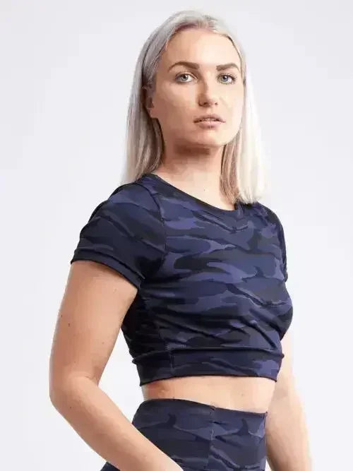 Short-Sleeve Crop Top - Femstylo