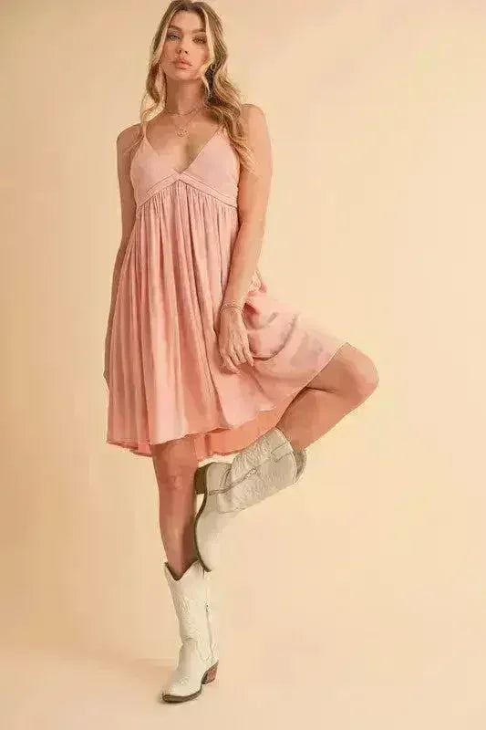 Ruched Plunge Mini Dress – Sultry & Sculpting Silhouette - Femstylo