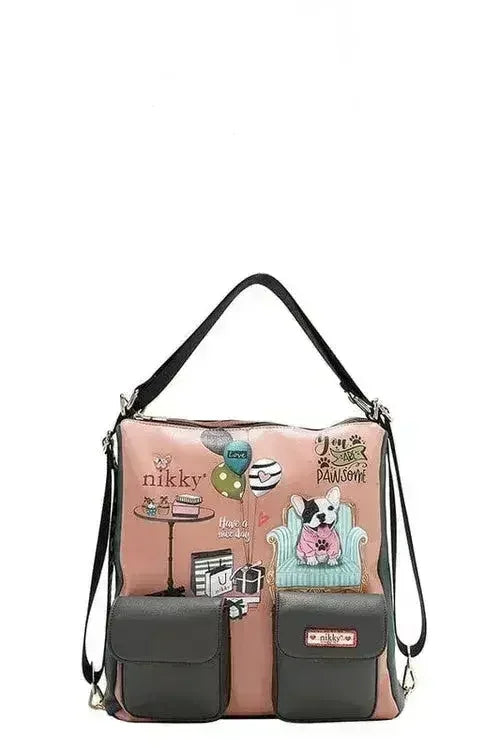 Eco-Leather Multifunction Backpack - Adjustable Straps | Femstylo - Femstylo