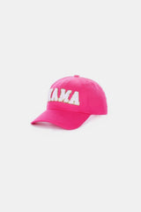 MAMA Chenille Patch Baseball Cap - Washed Cotton City Hat | Femstylo