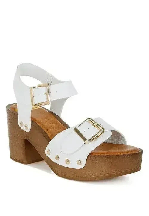 Ompasa Genuine Leather Clog Sandals - Femstylo