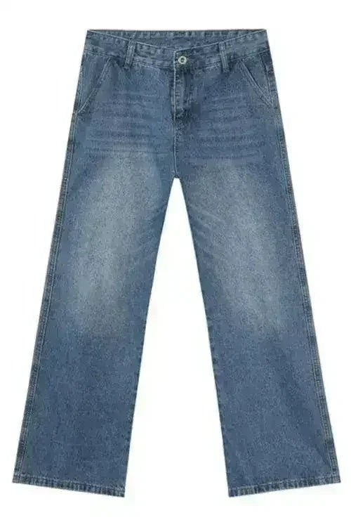 Mid Rise Jeans with Pockets - Femstylo