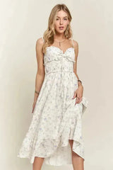 Floral Sweetheart Cami Dress – Smocked Bodice | Summer Style