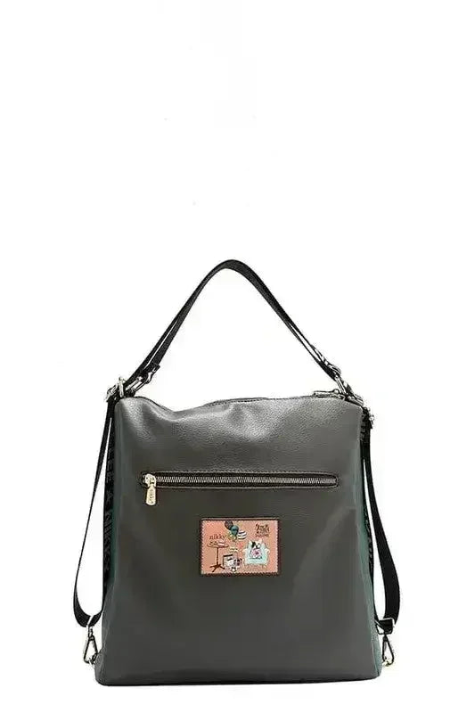 Eco-Leather Multifunction Backpack - Adjustable Straps | Femstylo - Femstylo