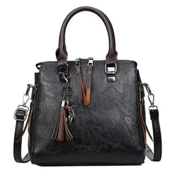 Single Shoulder Solid Color Wild Women's Messenger Bag - Femstylo