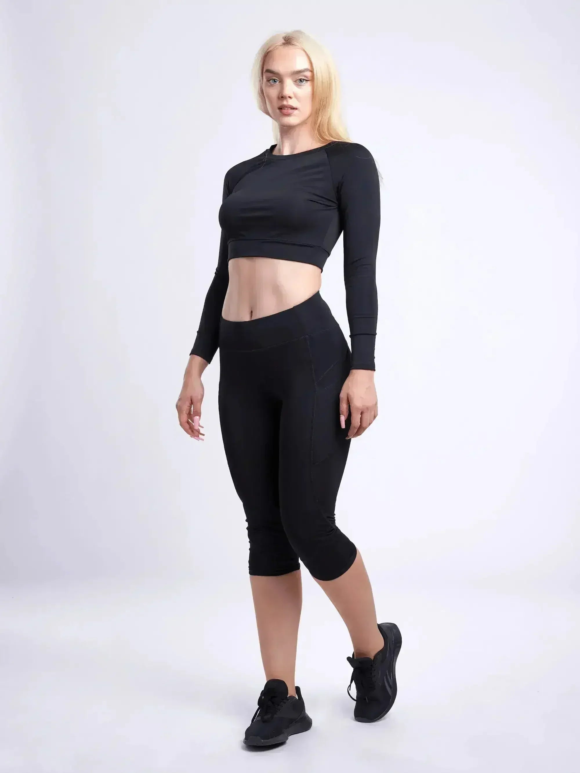 Long-Sleeve Crop Top - Femstylo