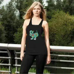Plumrikamos Women's Loose Racerback Tank Top - Femstylo