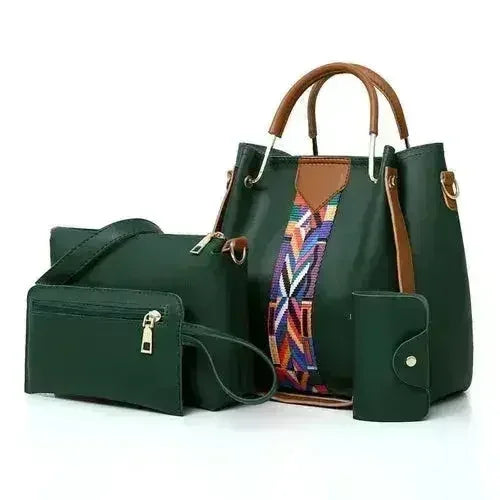 Four-Piece Fashion PU Handbag For Women - Femstylo