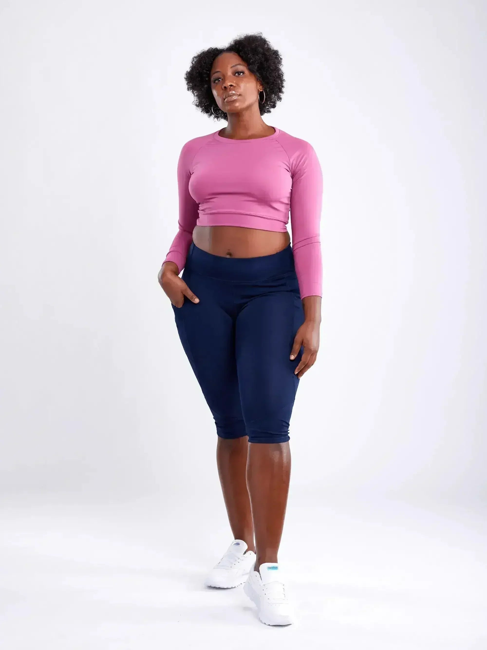 Long-Sleeve Crop Top - Femstylo