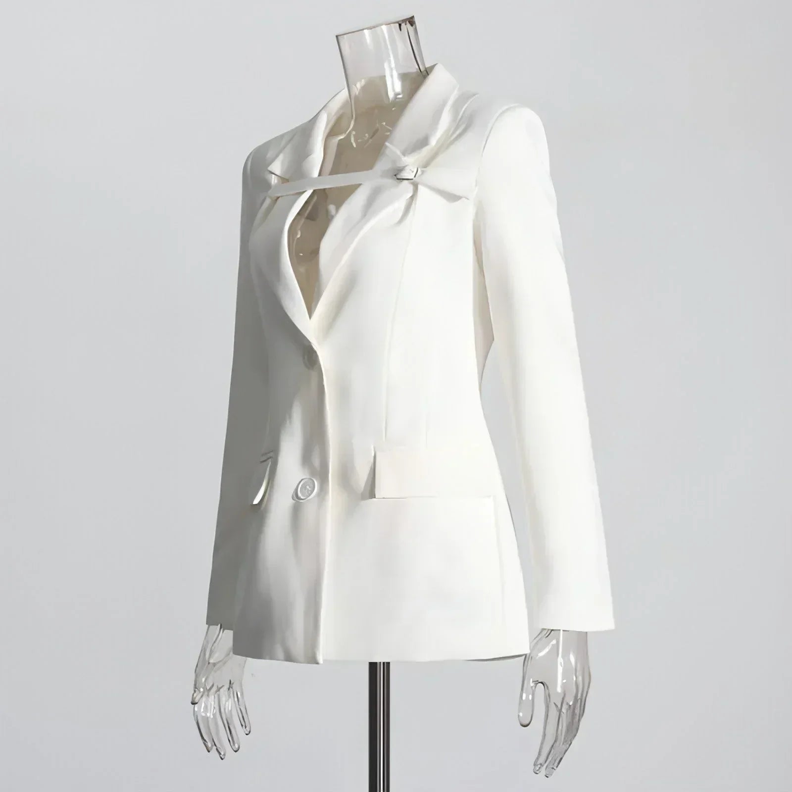 Fashion Slim Fit Patchwork Suit Jacket For Women | Femstylo