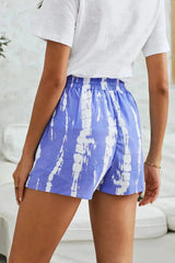 Tie Dye Drawstring Shorts - Boho Chic Summer Style