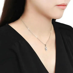 DA228 - High polished (no plating) Stainless Steel Chain Pendant with - Femstylo