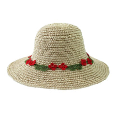 EVIE Bohemian Sunhat - Handwoven Straw Hat | Femstylo