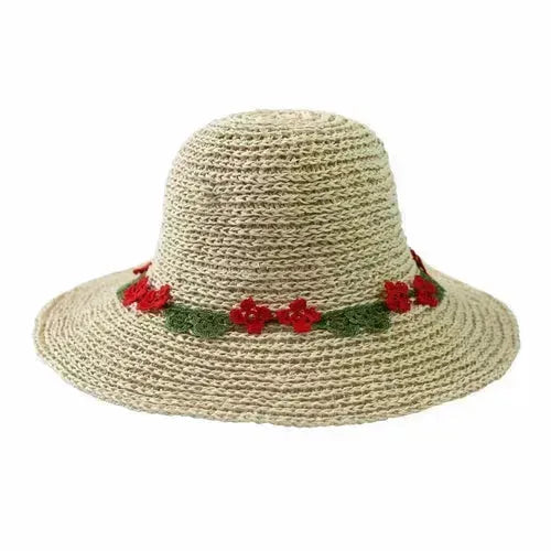 EVIE Bohemian Sunhat - Handwoven Straw Hat | Femstylo