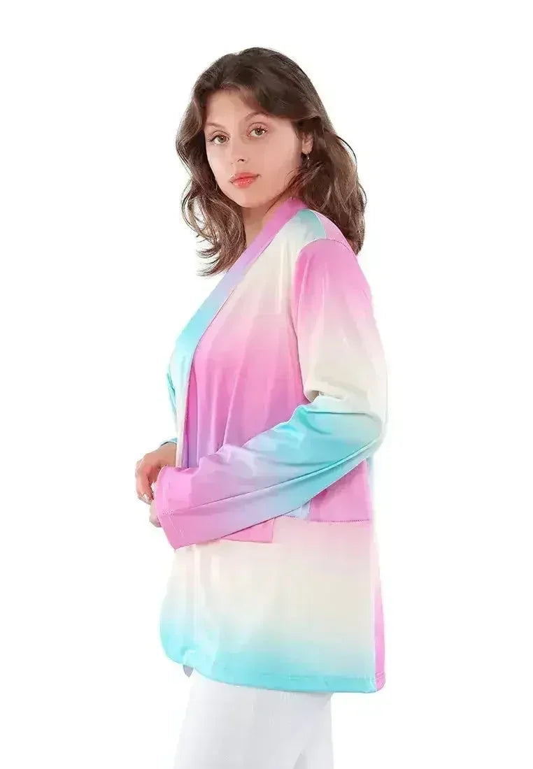 Glaze Print Semi Casual Blazer - Femstylo