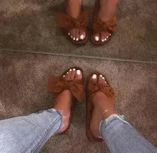 2021 Leopard Women Slipper Summer Open Toe Platform Slide Ladies - Femstylo