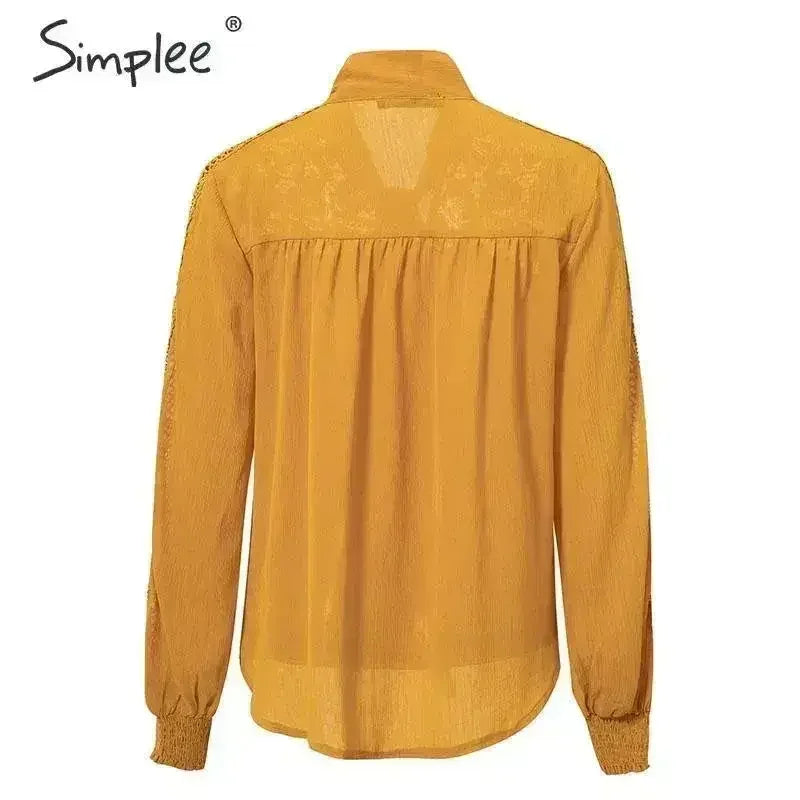 Embroidery Long Sleeve Summer Spring Hollow Out | Femstylo - Femstylo