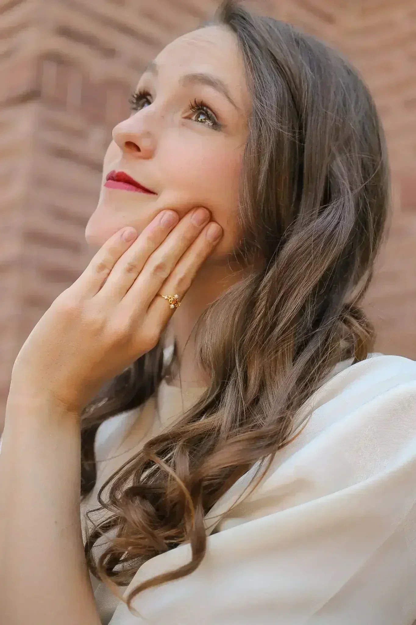 Carole Ring in Brick Topaz - Femstylo