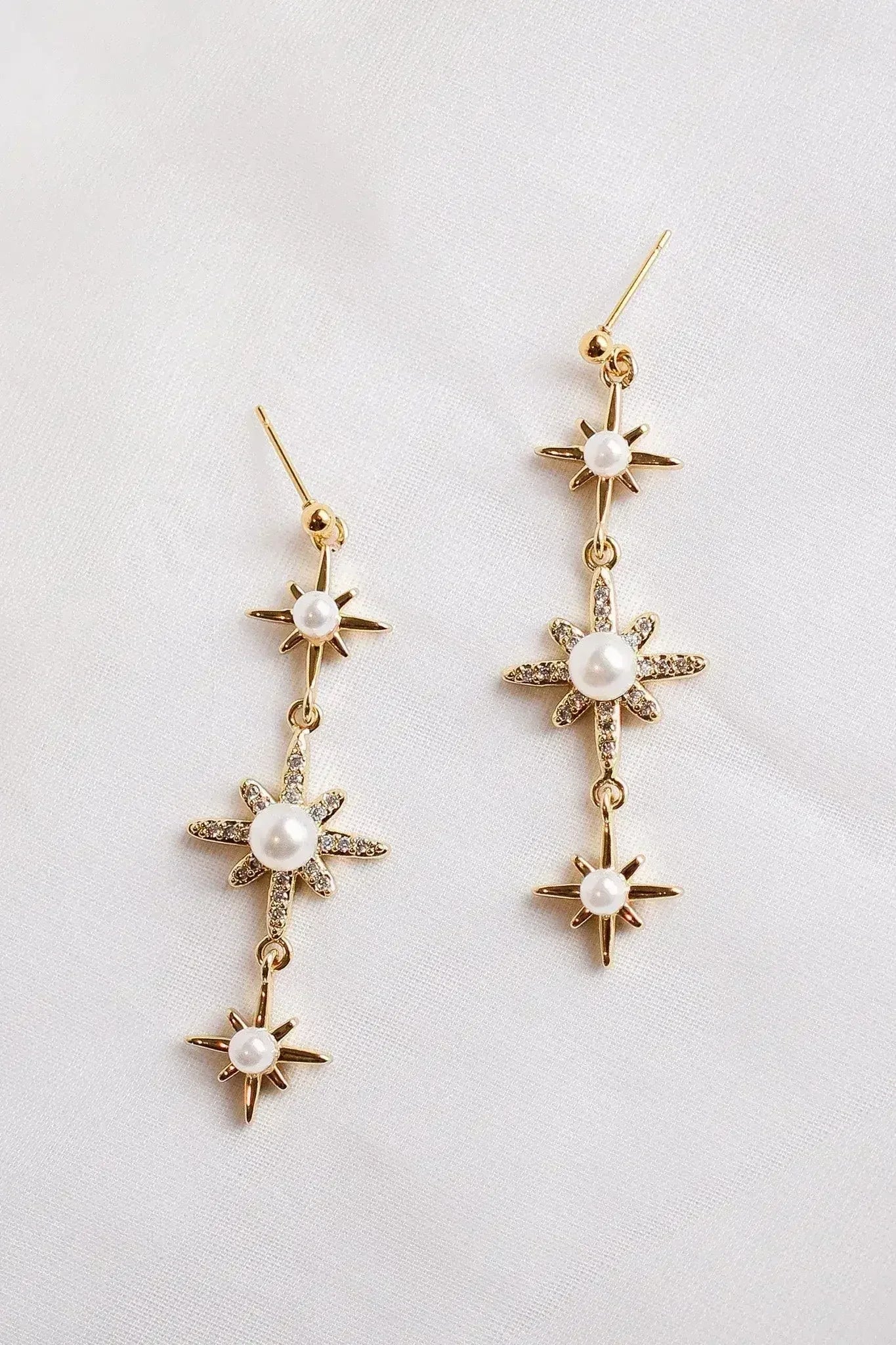 Starry Night Dangle in Gold - Femstylo