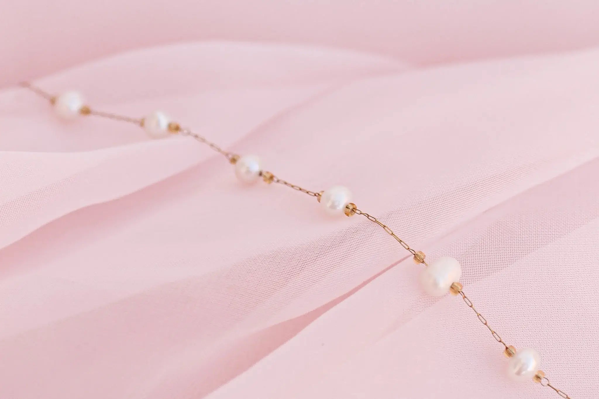 Aphrodite Anklet in Freshwater Pearl