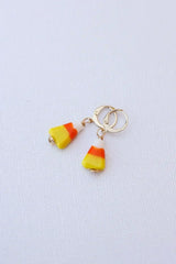 Candy Corn Huggie Hoop - Femstylo