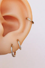 Micro Crystal Huggie Hoop - Femstylo