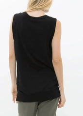 Women's Rib Contrast Muscle Tank Top - Femstylo