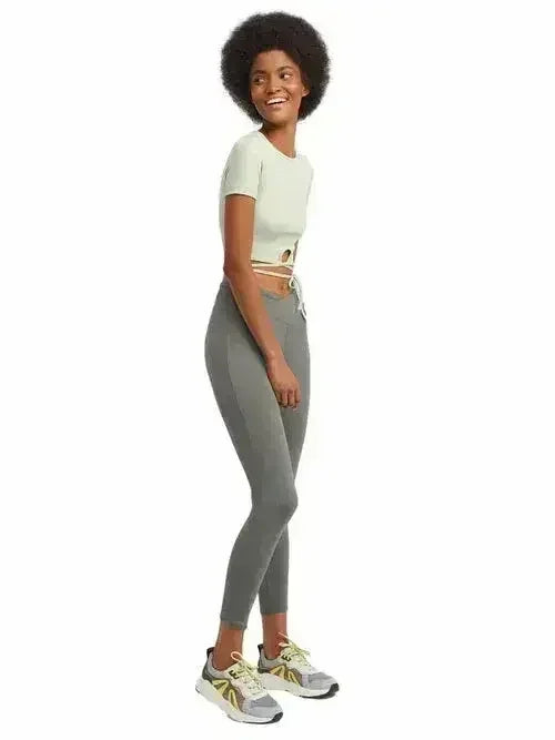 Lace Up Crop Top - Femstylo