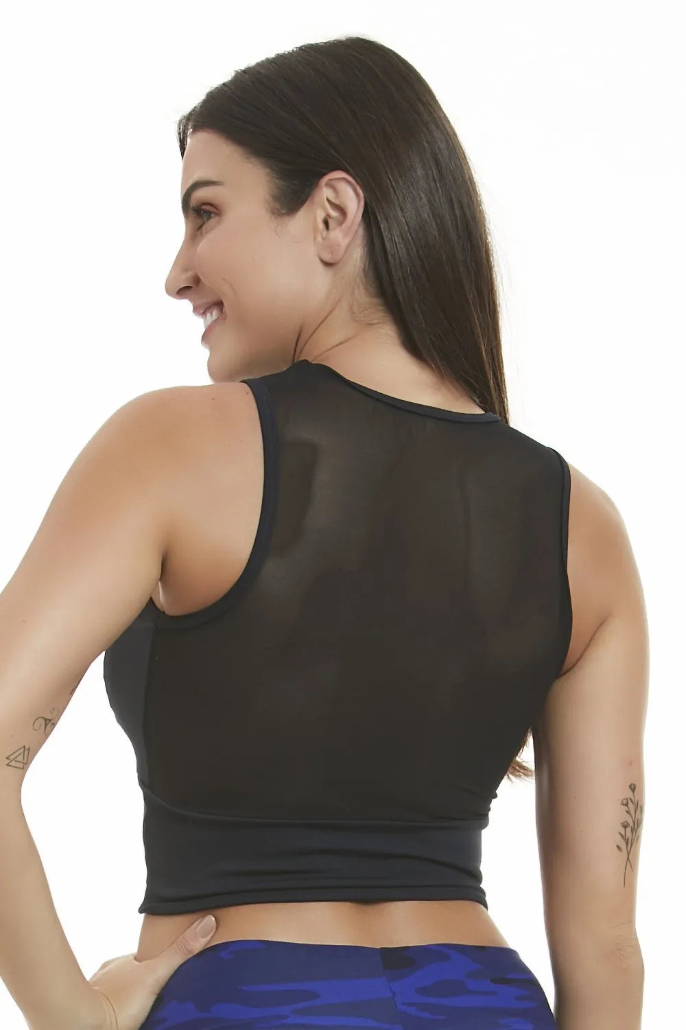 Elegance Black Crop Top