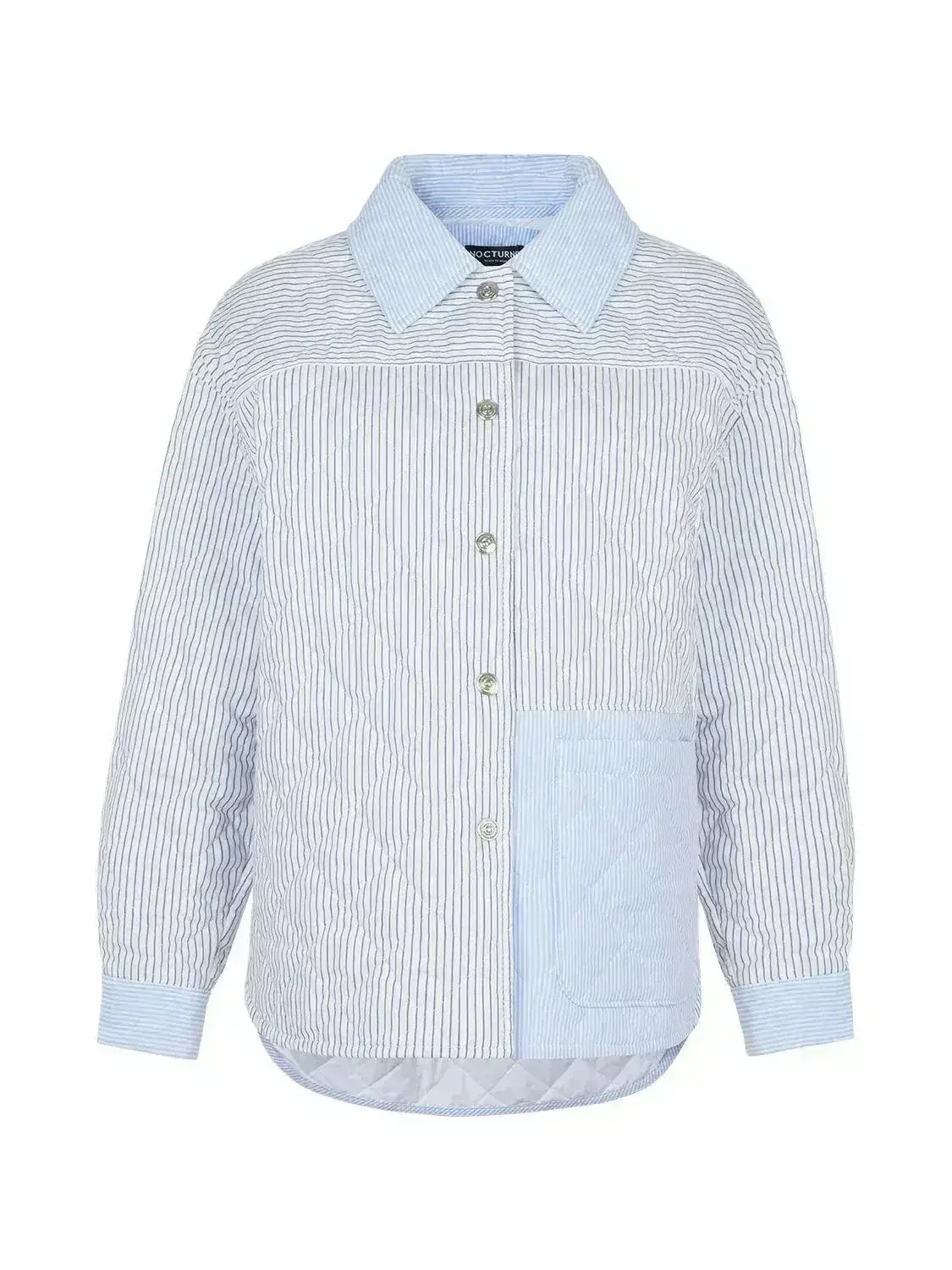 Quilted Oversized Shirt Jacket - Femstylo